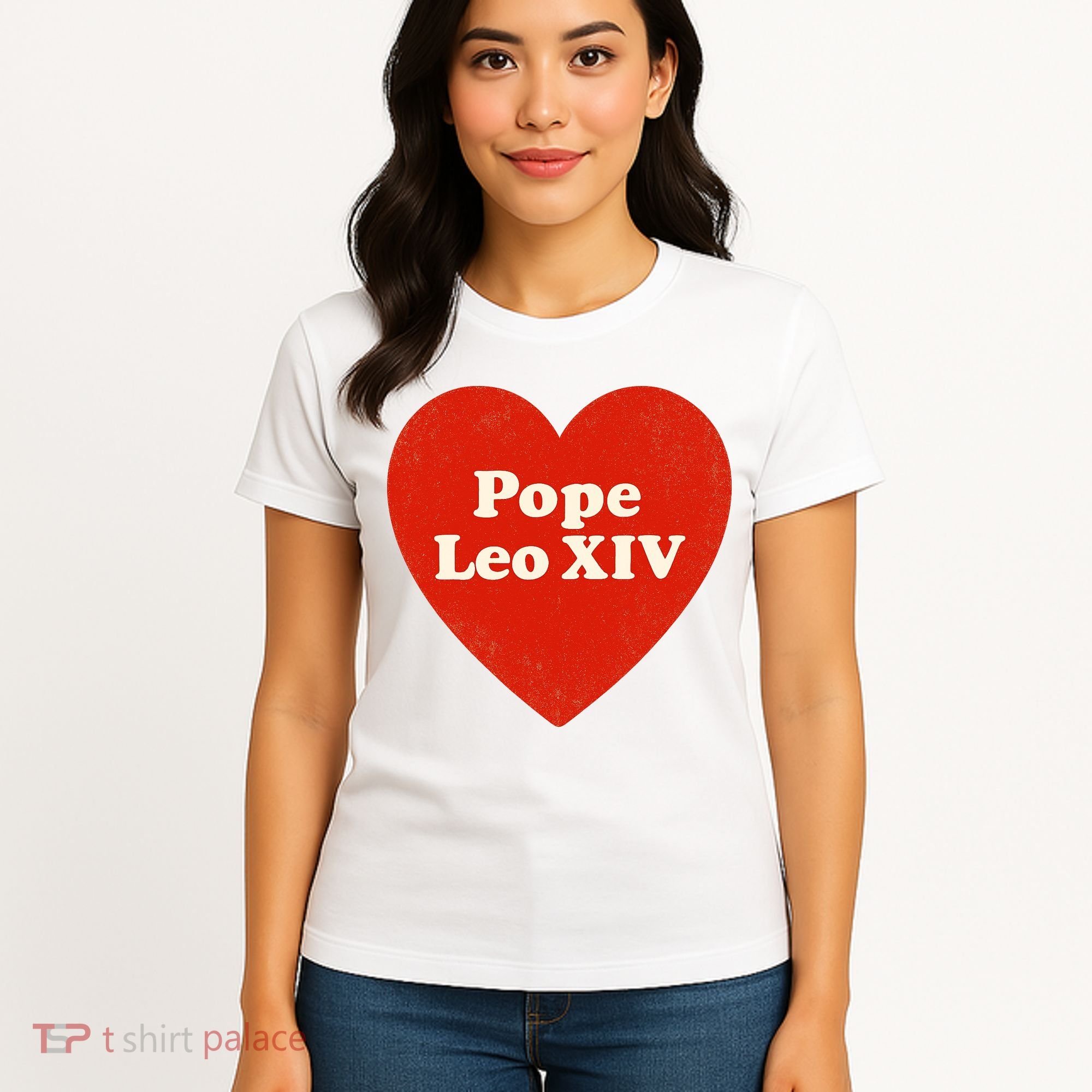 I Heart Love Pope Leo XIV Women's T-Shirt
