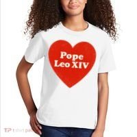 I Heart Love Pope Leo XIV Kids T-Shirt thumb 2