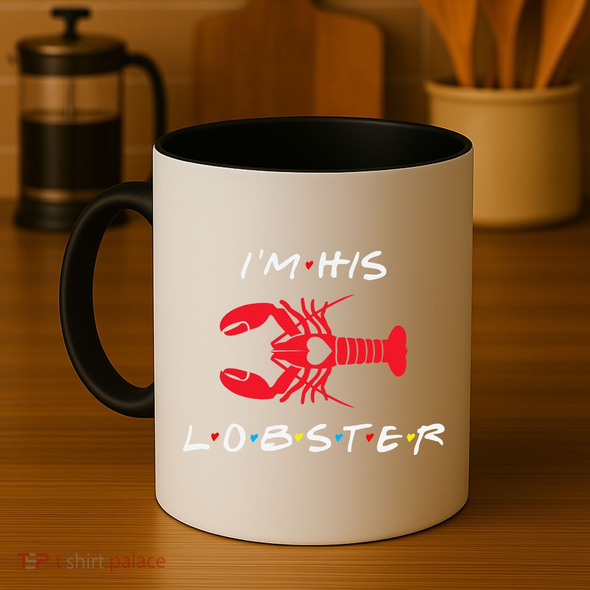 I'm His Lobster Matching Couple Valentine's Day Gift Coffee Mug