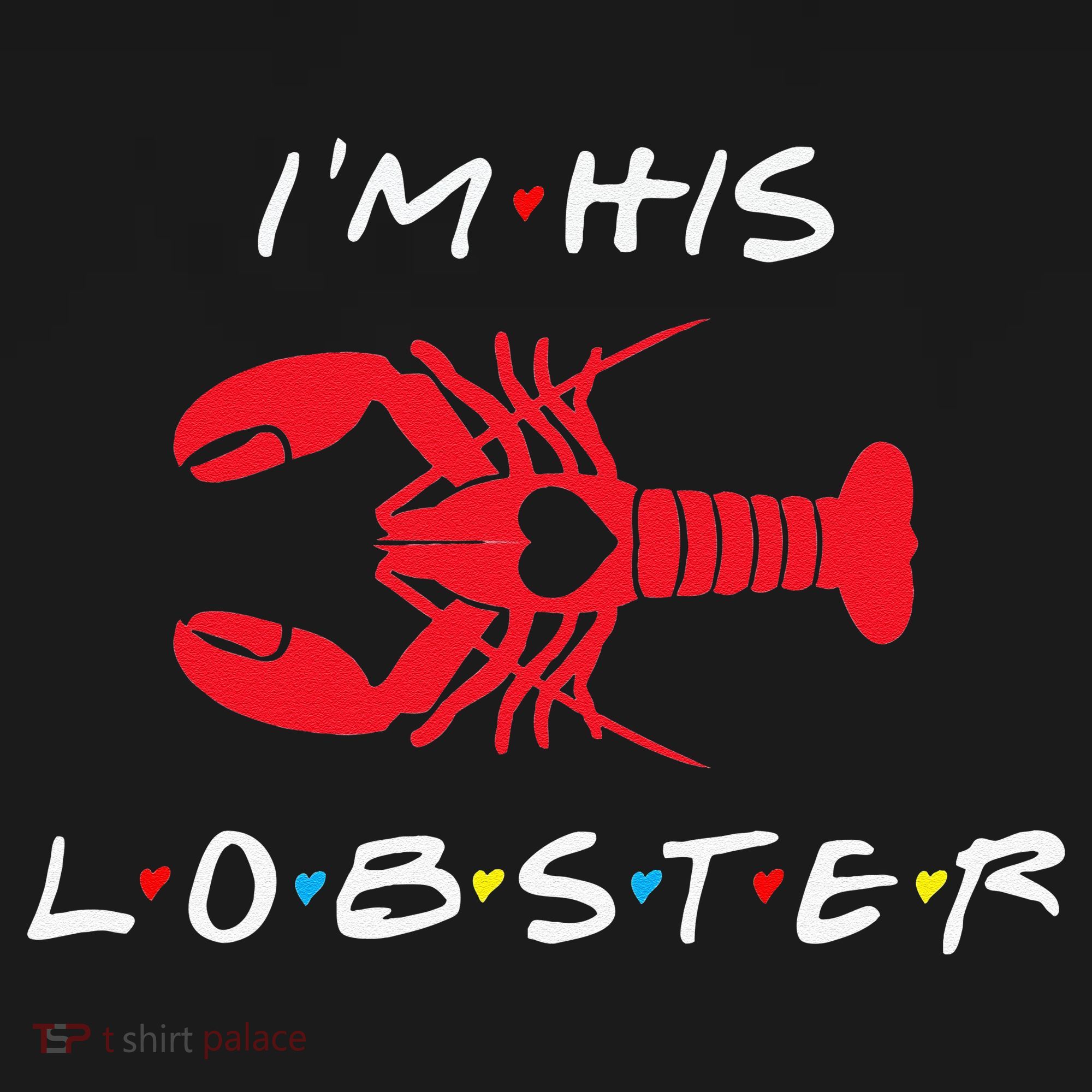 I'm His Lobster Matching Couple Valentine's Day Gift Women's Hoodie