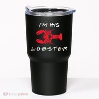 I'm His Lobster Matching Couple Valentine's Day Gift Tumbler thumb 0