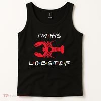 I'm His Lobster Matching Couple Valentine's Day Gift Tank Top thumb 2