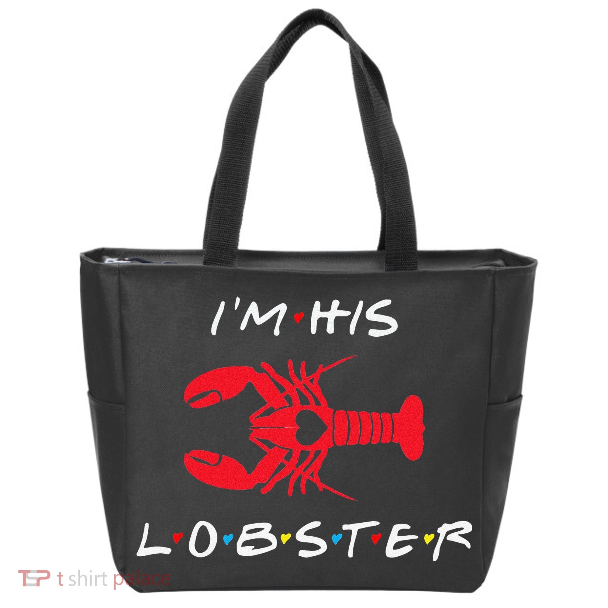 I'm His Lobster Matching Couple Valentine's Day Gift Tote Bag