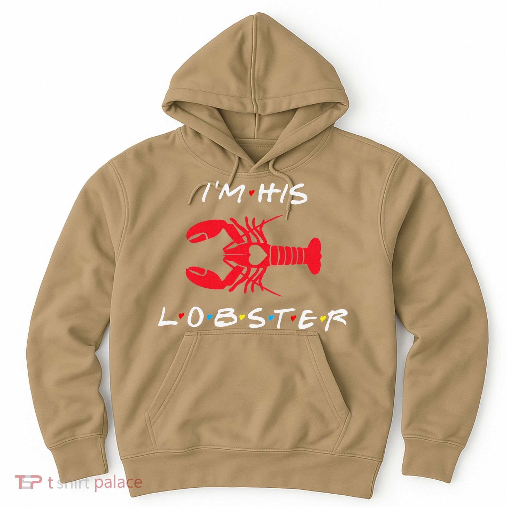 I'm His Lobster Matching Couple Valentine's Day Gift Hoodie