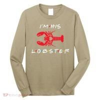 I'm His Lobster Matching Couple Valentine's Day Gift Long Sleeve Shirt thumb 0