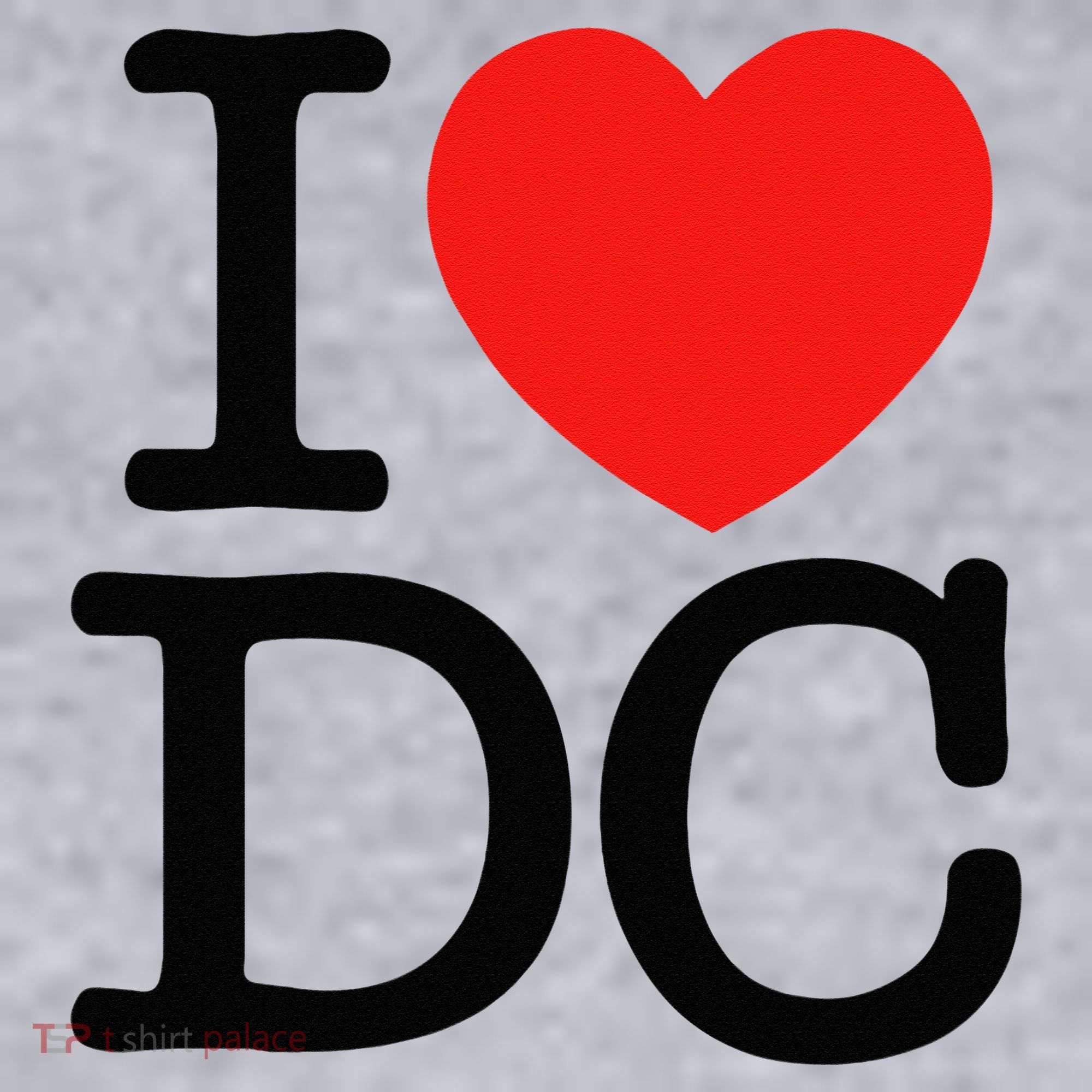 I Heart Love Washington WA DC Classic Font Women's Sweatshirt