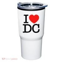 I Heart Love Washington WA DC Classic Font Tumbler thumb 0