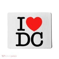 I Heart Love Washington WA DC Classic Font Mousepad thumb 0