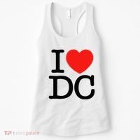 I Heart Love Washington WA DC Classic Font Women's Tank Top thumb 0