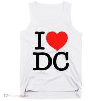 I Heart Love Washington WA DC Classic Font Tank Top thumb 0