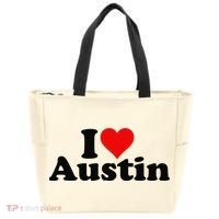 I HEART LOVE AUSTIN TEXAS Tote Bag thumb 0