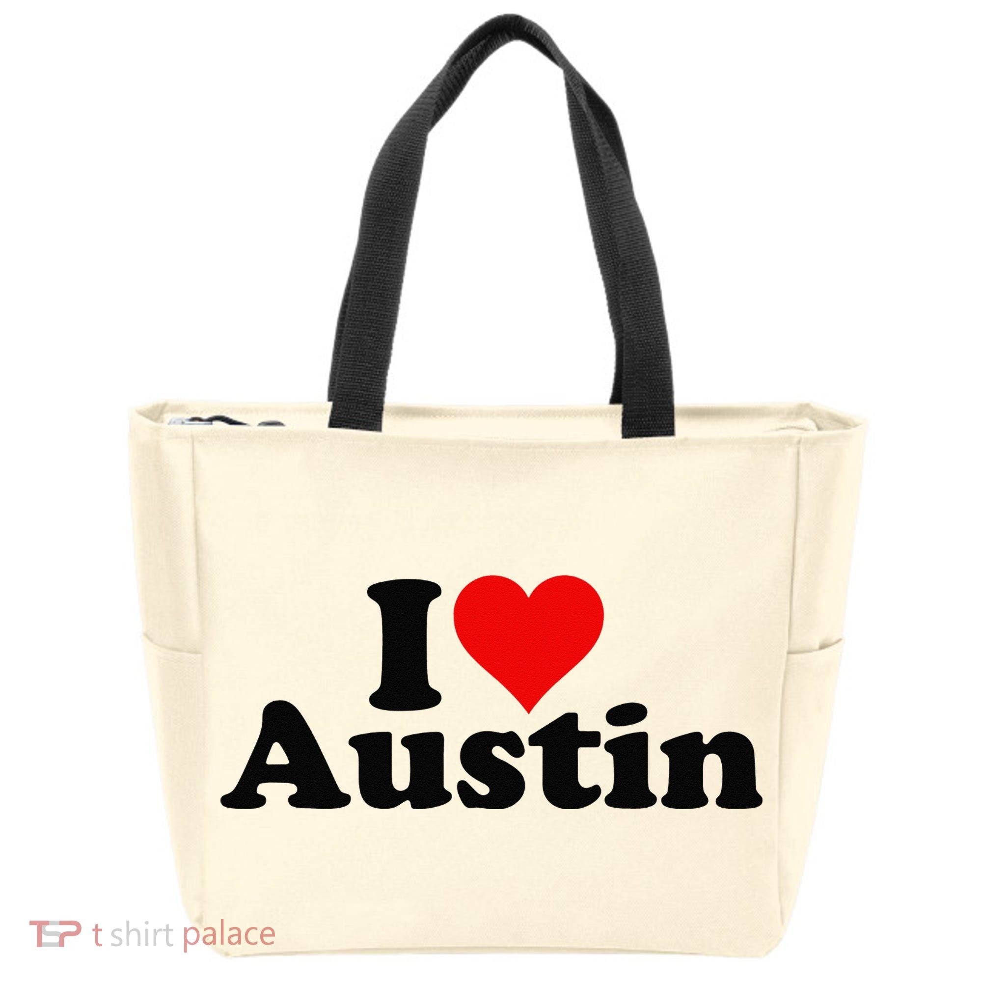 I HEART LOVE AUSTIN TEXAS Tote Bag