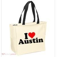 I HEART LOVE AUSTIN TEXAS Tote Bag thumb 2