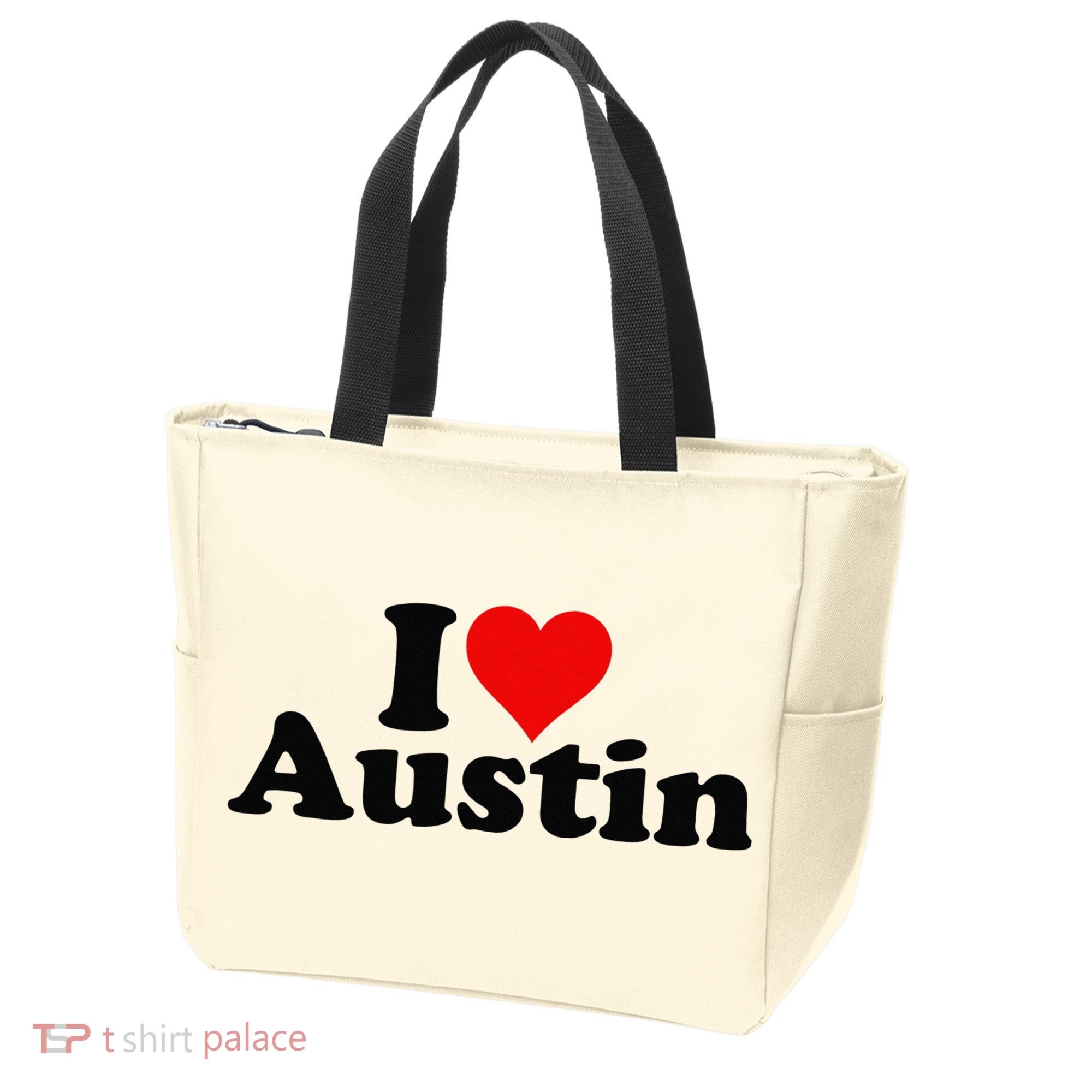 I HEART LOVE AUSTIN TEXAS Tote Bag