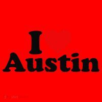 I HEART LOVE AUSTIN TEXAS Santa Hat thumb 1