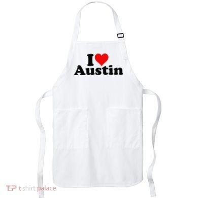 I HEART LOVE AUSTIN TEXAS Apron