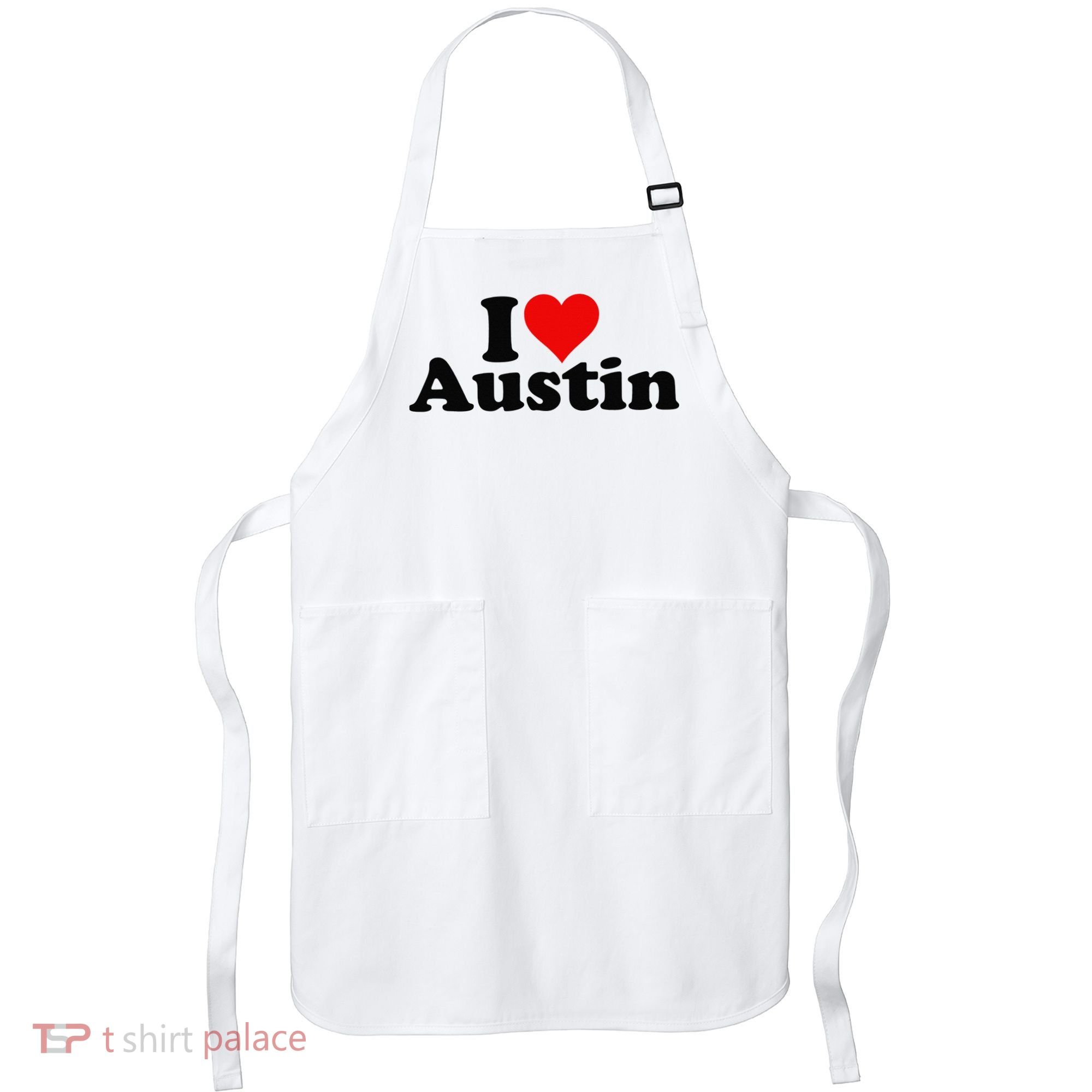 I HEART LOVE AUSTIN TEXAS Apron