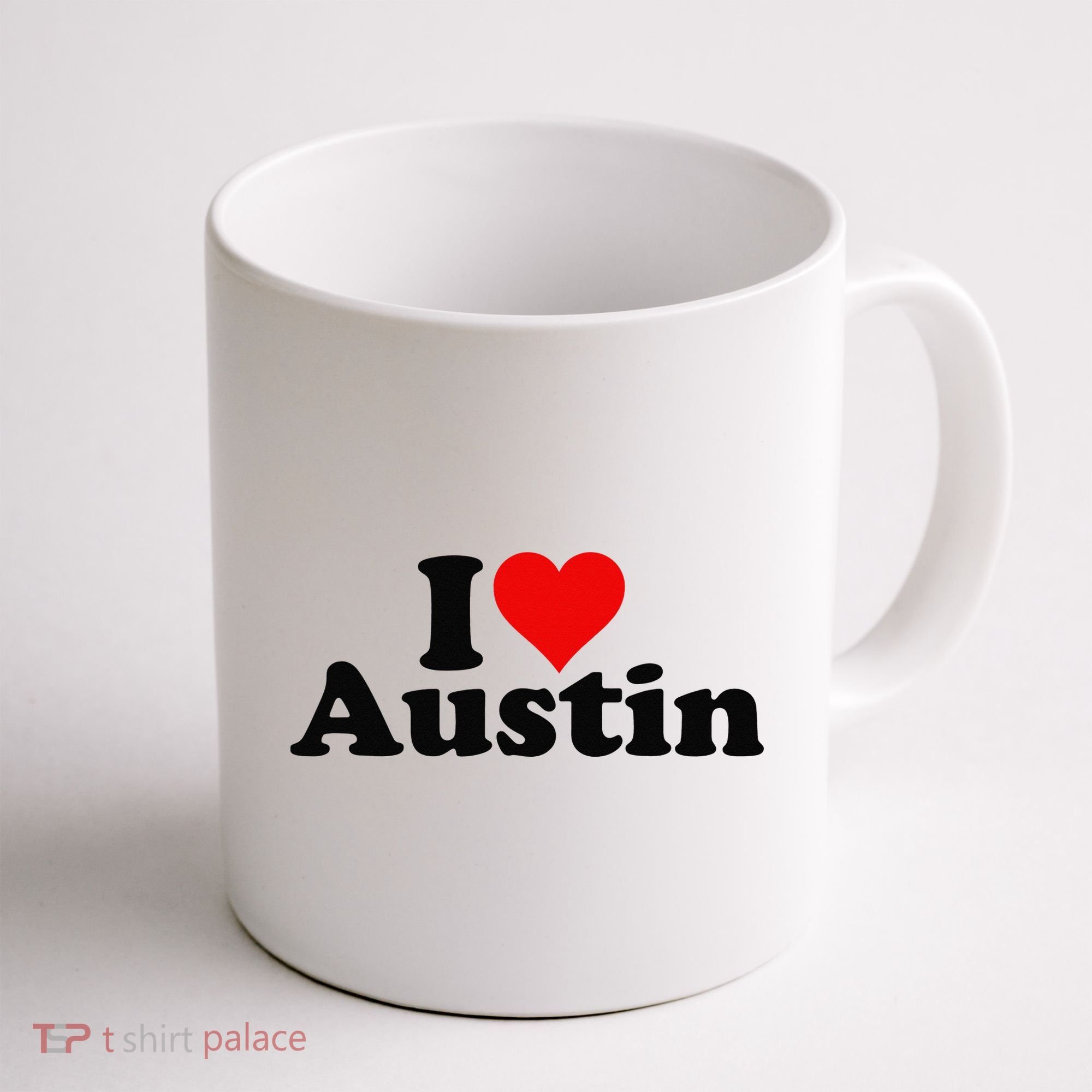 I HEART LOVE AUSTIN TEXAS Coffee Mug
