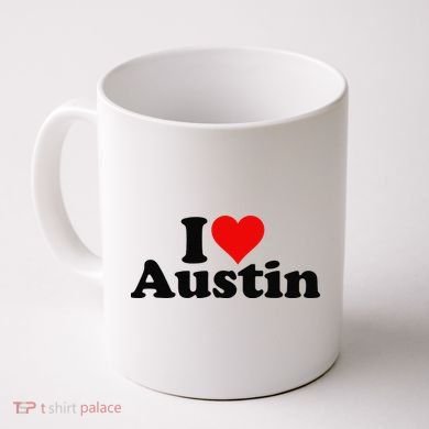 I HEART LOVE AUSTIN TEXAS Coffee Mug
