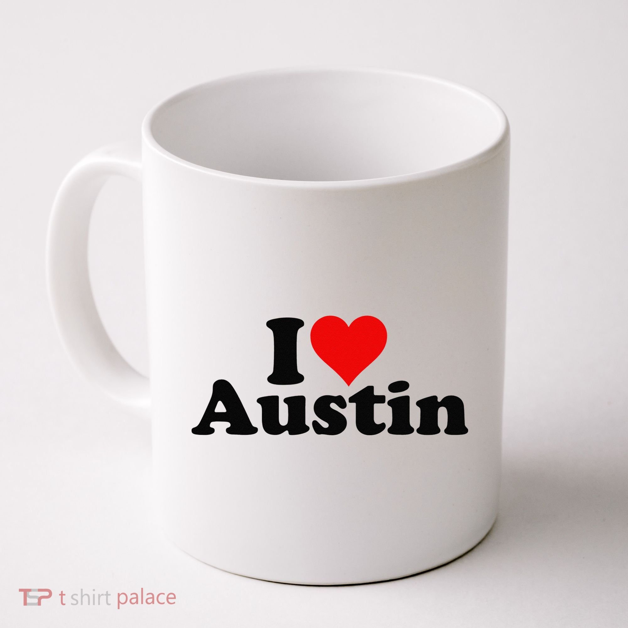 I HEART LOVE AUSTIN TEXAS Coffee Mug