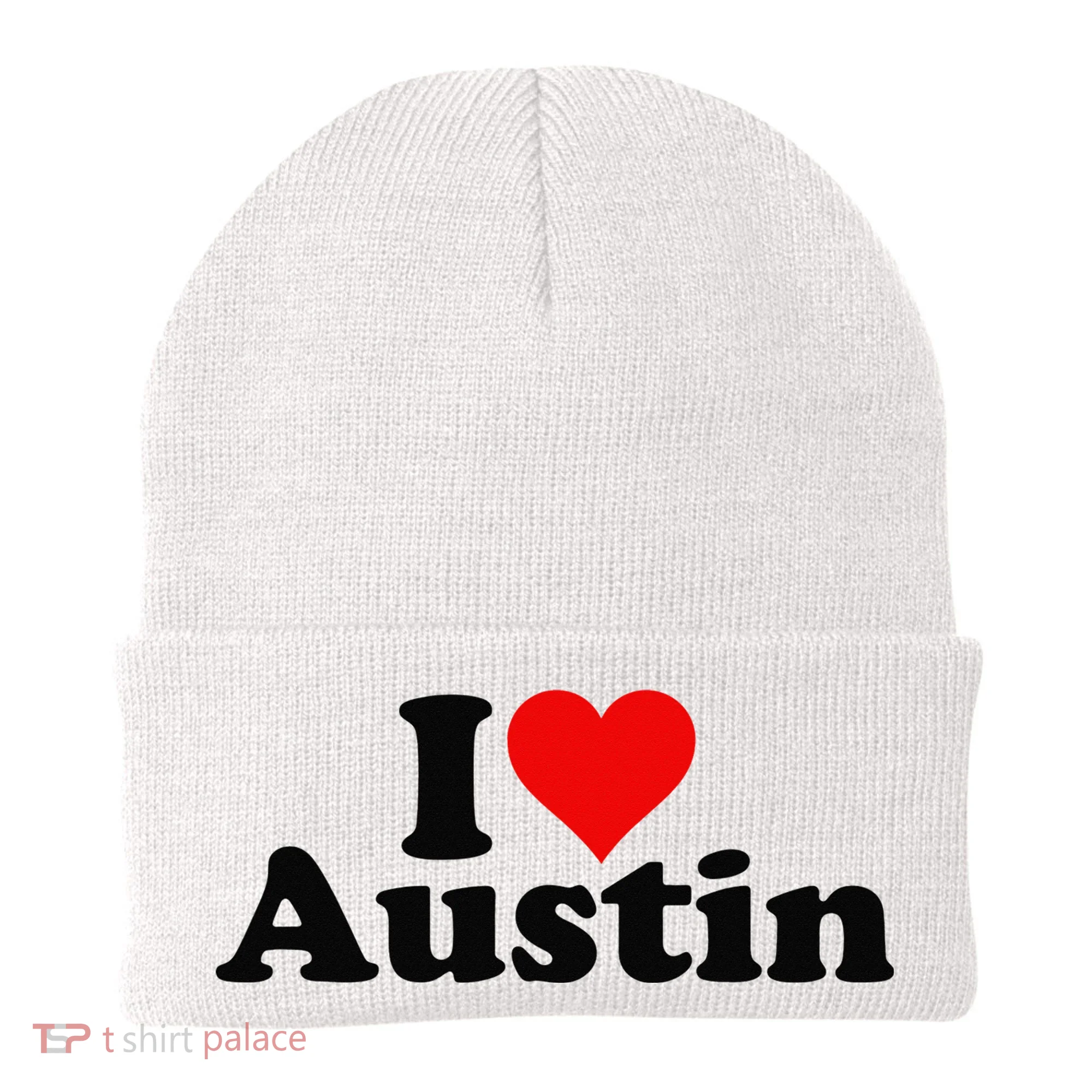 I HEART LOVE AUSTIN TEXAS Beanie