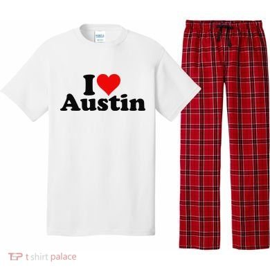 I HEART LOVE AUSTIN TEXAS Pajama Set