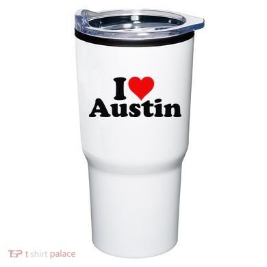I HEART LOVE AUSTIN TEXAS Tumbler