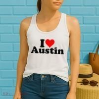 I HEART LOVE AUSTIN TEXAS Women's Tank Top thumb 2