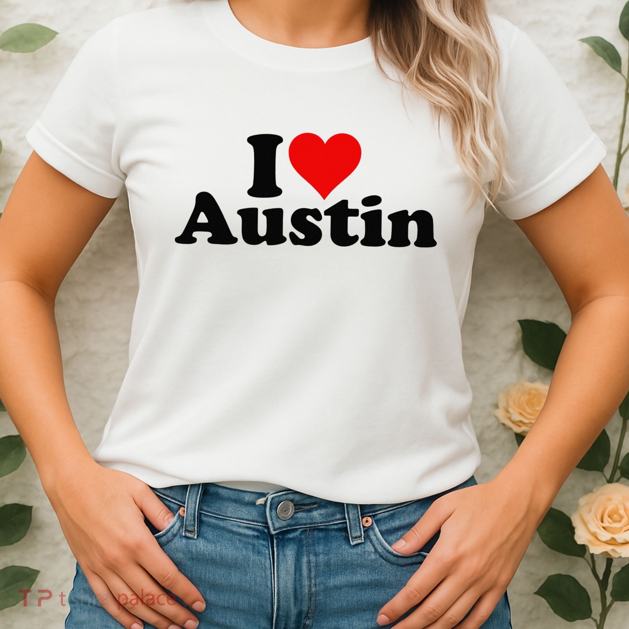 I HEART LOVE AUSTIN TEXAS Women's T-Shirt