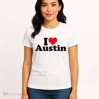 I HEART LOVE AUSTIN TEXAS Women's T-Shirt thumb 4