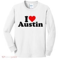 I HEART LOVE AUSTIN TEXAS Kids Long Sleeve Shirt thumb 0