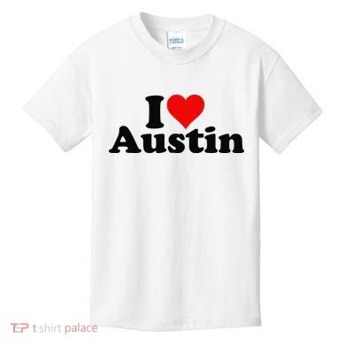 I HEART LOVE AUSTIN TEXAS Kids T-Shirt