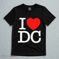 I Heart Love Washington WA DC Classic Font T-Shirt thumb 5