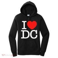 I Heart Love Washington WA DC Classic Font Women's Hoodie thumb 0