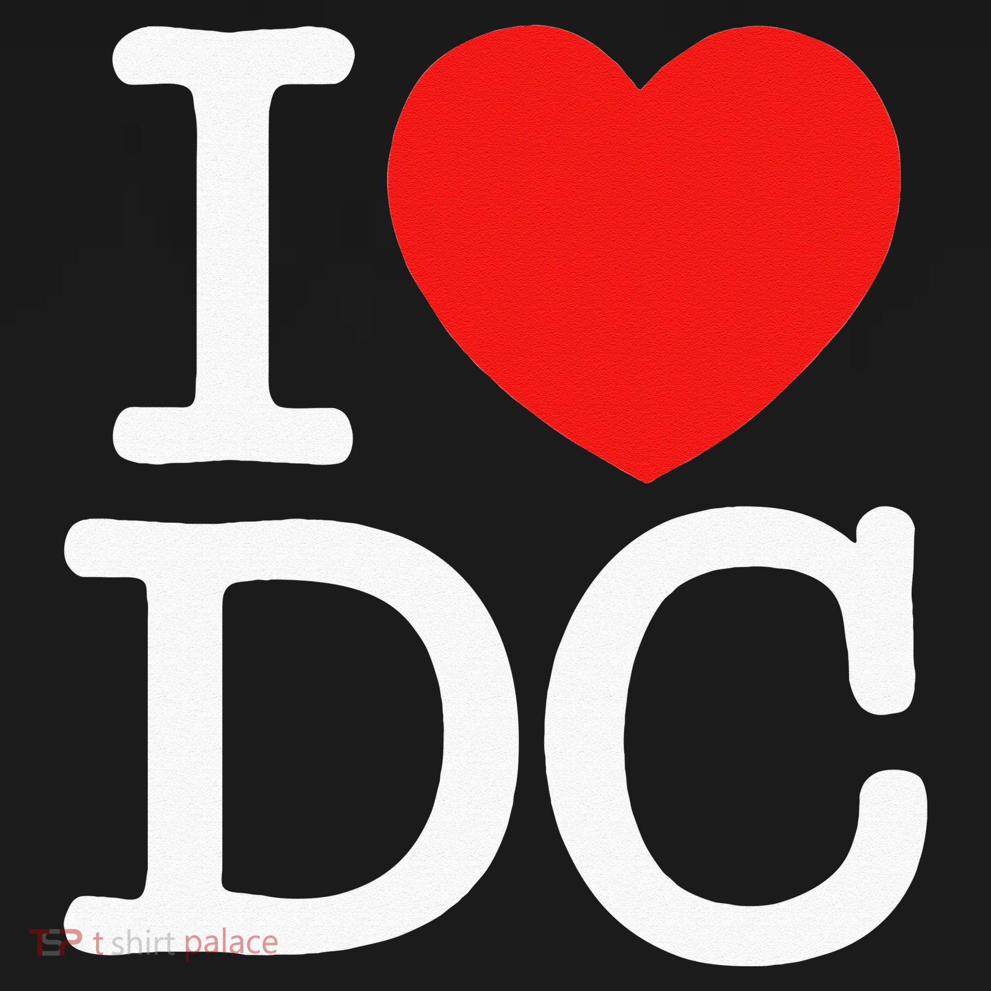 I Heart Love Washington WA DC Classic Font Women's Hoodie
