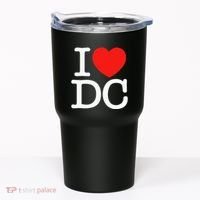 I Heart Love Washington WA DC Classic Font Tumbler thumb 0