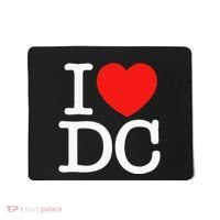 I Heart Love Washington WA DC Classic Font Mousepad thumb 0