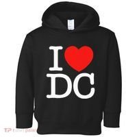I Heart Love Washington WA DC Classic Font Toddler Hoodie thumb 0