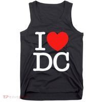 I Heart Love Washington WA DC Classic Font Tank Top thumb 0