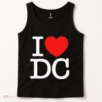 I Heart Love Washington WA DC Classic Font Tank Top thumb 2