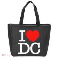 I Heart Love Washington WA DC Classic Font Tote Bag thumb 0