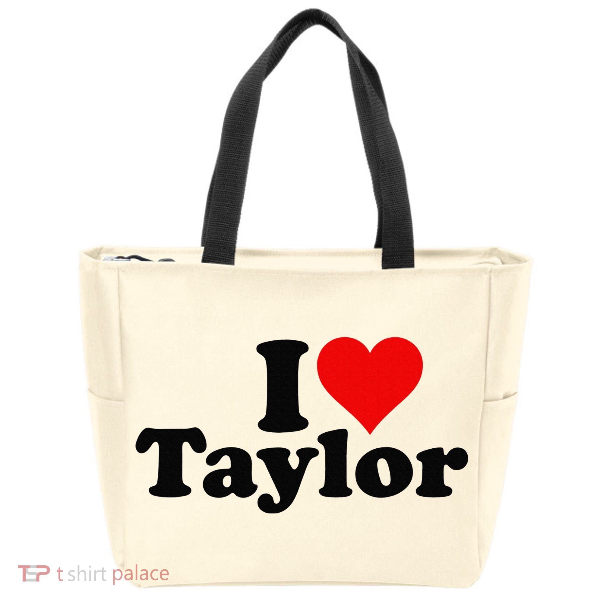I HEART LOVE TAYLOR Tote Bag