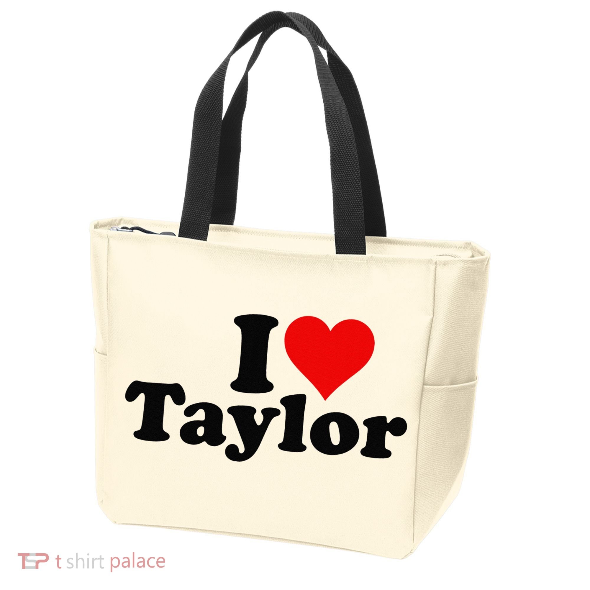 I HEART LOVE TAYLOR Tote Bag