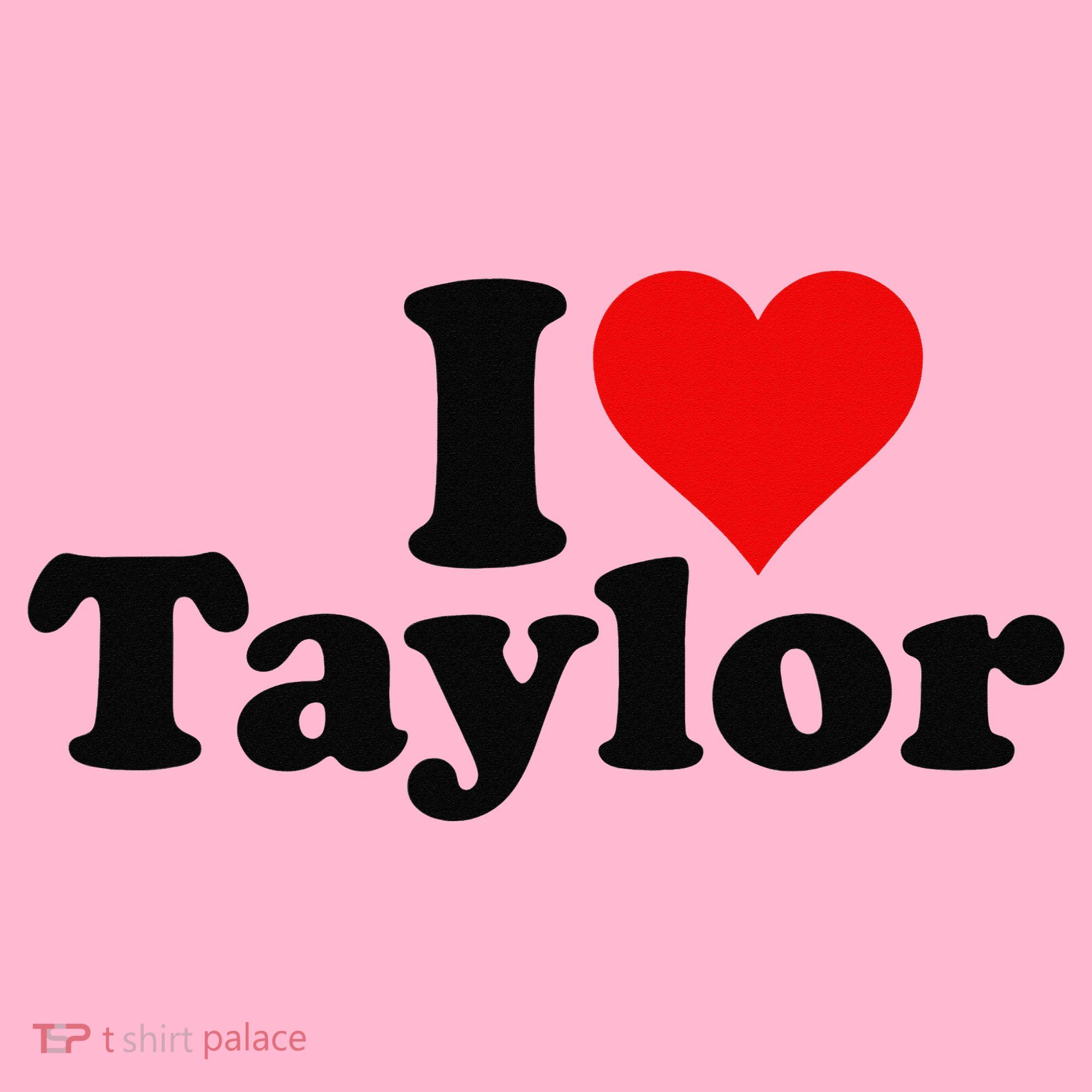 I HEART LOVE TAYLOR Coaster