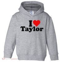 I HEART LOVE TAYLOR Toddler Hoodie thumb 0