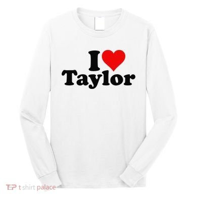 I HEART LOVE TAYLOR Long Sleeve Shirt