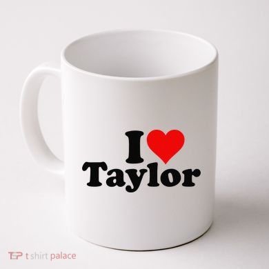 I HEART LOVE TAYLOR Coffee Mug