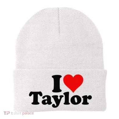 I HEART LOVE TAYLOR Beanie