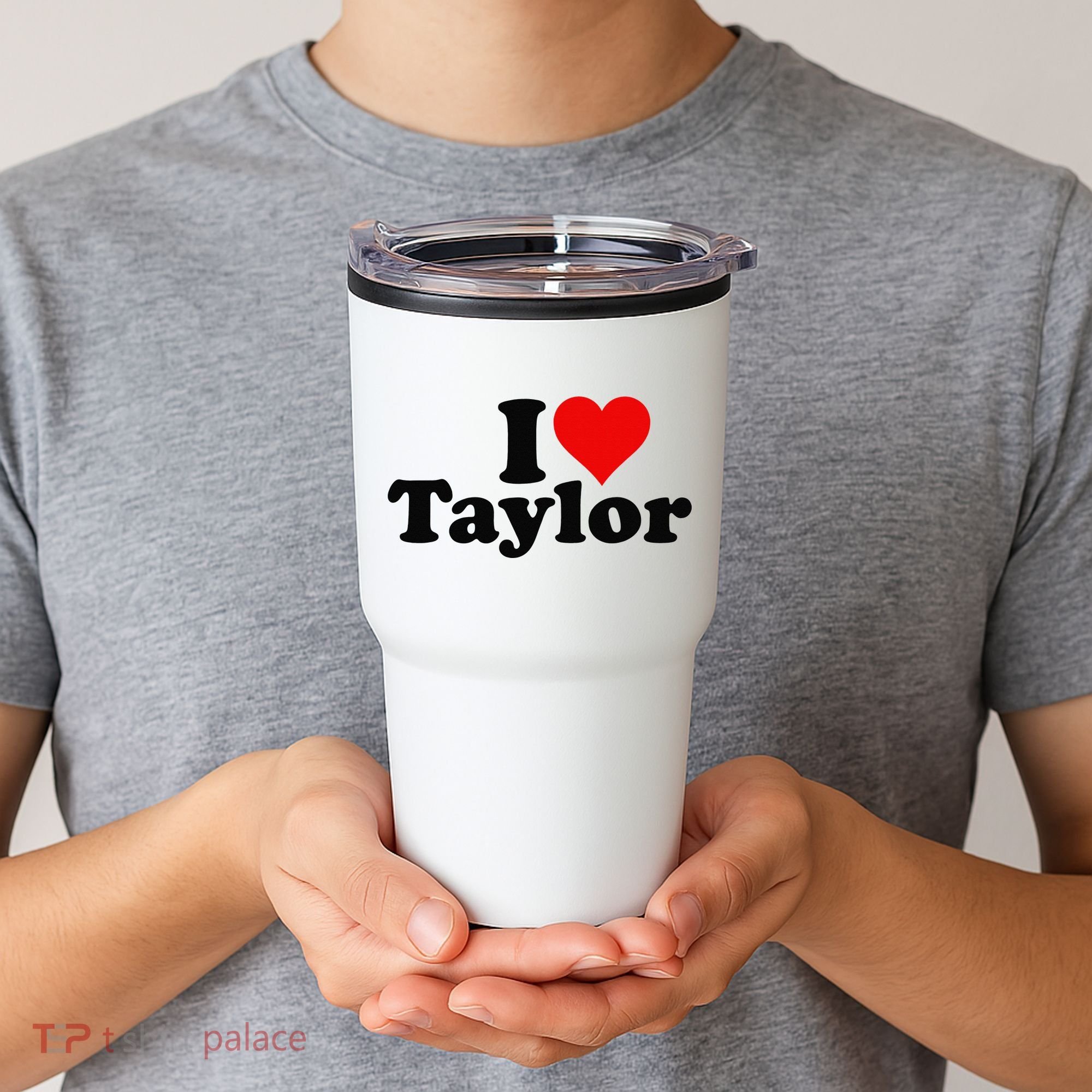 I HEART LOVE TAYLOR Tumbler