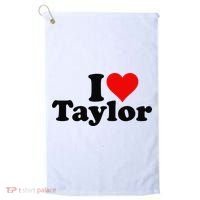 I HEART LOVE TAYLOR Golf Towel thumb 0